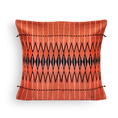 Handwoven Dzukou Cotton Cushion Cover – Covers & Inserts on Brown Living™. SKU: UD00000116. Img 1.