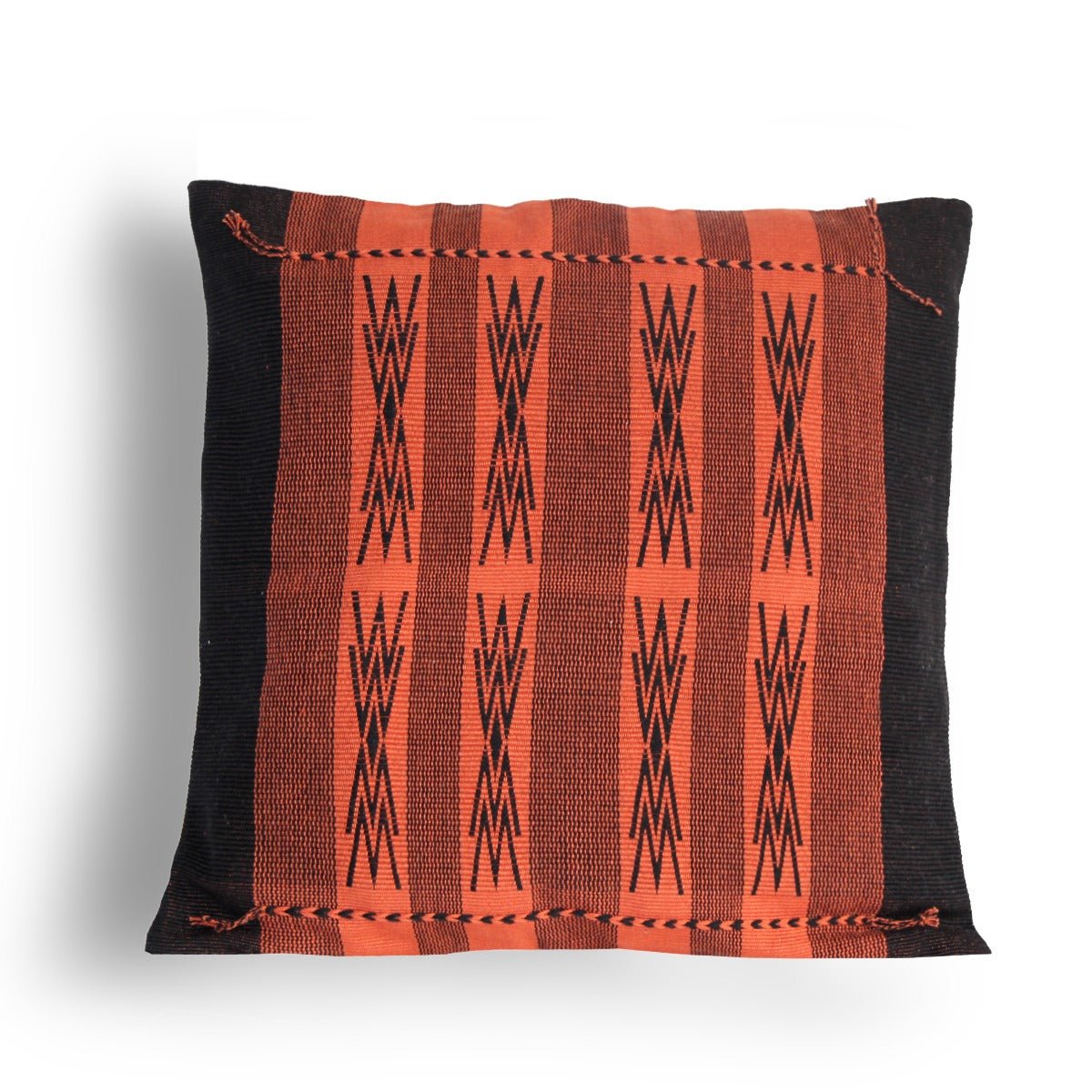 Handwoven Japfu Cotton Cushion Cover – Covers & Inserts on Brown Living™. SKU: UD00000117. Img 1.