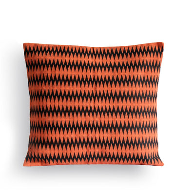 Handwoven Patkai Cotton Cushion Cover – Covers & Inserts on Brown Living™. SKU: UD00000114. Img 1.