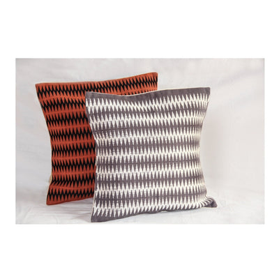 Handwoven Patkai Cotton Cushion Cover – Covers & Inserts on Brown Living™. SKU: UD00000114. Img 4.