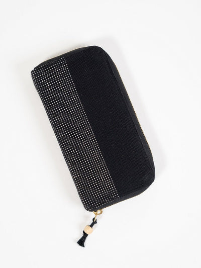 Handwoven Purse for Women | Rekha Artisan Woven Bag – Womens Wallet on Brown Living™. SKU: S25REKHPURS222-BLK. Img 3.