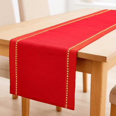 Handwoven Table Runner for Dining Table – 5 & 6 Feet – Table Linens on Brown Living™. SKU: RUNNERONLY - HANDW5FEET. Img 10.