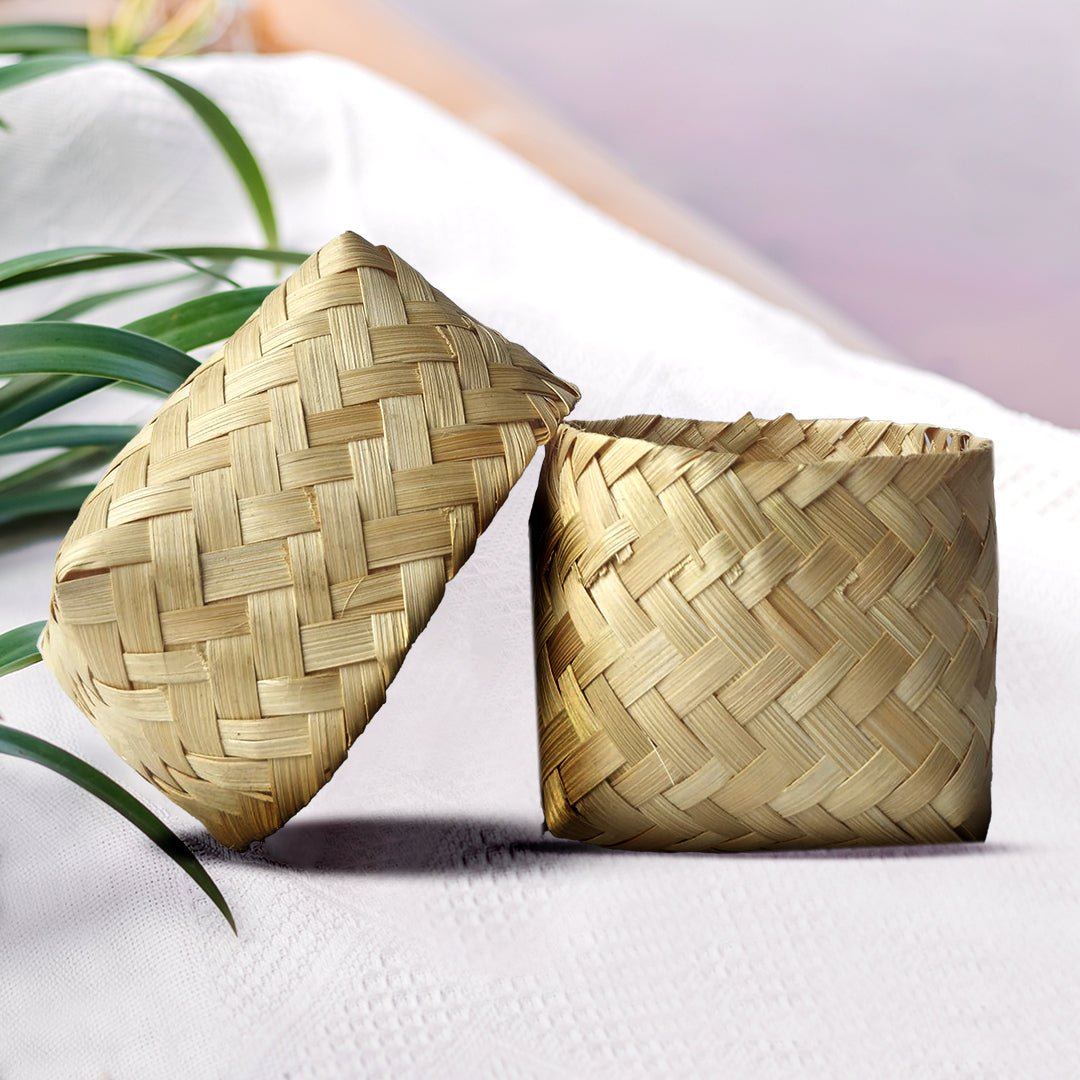 Handwoven Water Hycanith Storage Box – Gift Box by Kheoni available on Brown Living™. . SKU: KHWHB - 001. Img 3.