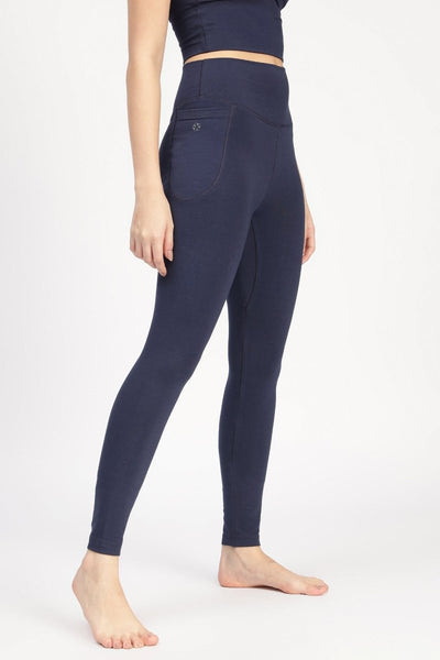 Hannah buttery soft legging – Womens Leggings by elope available on Brown Living™. Xs Midnight Blue. SKU: ELHNL002XS. Img 2.