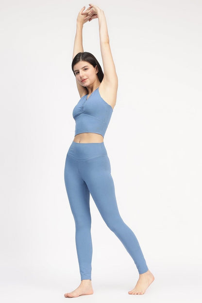 Hannah buttery soft legging – Womens Leggings by elope available on Brown Living™. Xs Ocean Blue. SKU: ELHNL003XS. Img 12.