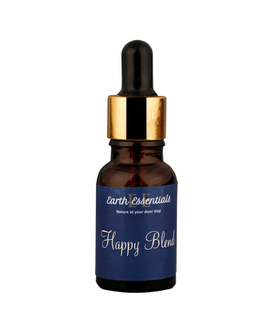 Happy Oils Blend – Uplifting & Calming Aromatherapy Essential Oil – Essential Oils on Brown Living™. SKU: EssentialOil-HappyBlend. Img 1.