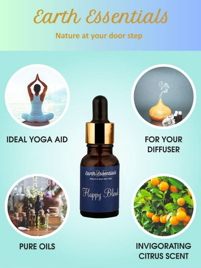 Happy Oils Blend – Uplifting & Calming Aromatherapy Essential Oil – Essential Oils on Brown Living™. SKU: EssentialOil-HappyBlend. Img 6.