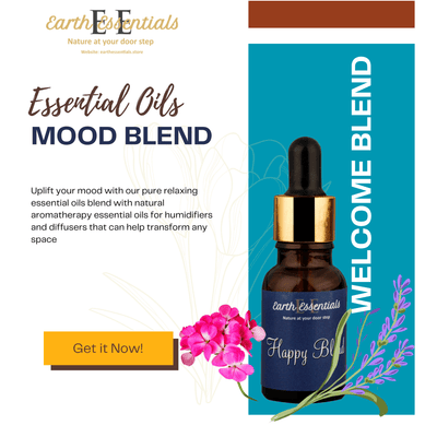 Happy Oils Blend – Uplifting & Calming Aromatherapy Essential Oil – Essential Oils on Brown Living™. SKU: EssentialOil-HappyBlend. Img 2.