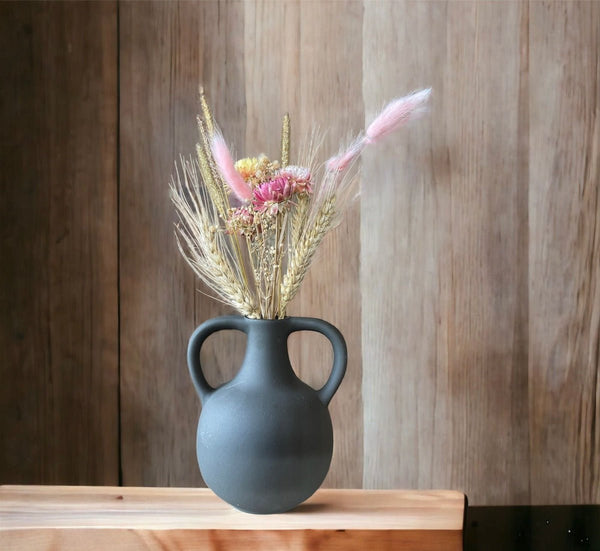 Harappan Ceramic Vase- Black | Verified Sustainable Vases on Brown Living™