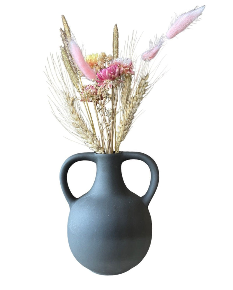Harappan Ceramic Vase- Black | Verified Sustainable Vases on Brown Living™
