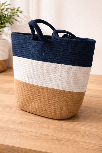 Harbor Weave Tote Bag Eco Friendly Woven Carry Bag – Bags on Brown Living™. SKU: OEP946. Img 2.