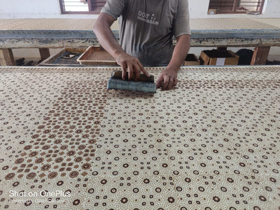 Hari Block Print Fabric Diary | Handcrafted Sustainable Journal – Notebooks & Notepads on Brown Living™. SKU: KA001. Img 4.