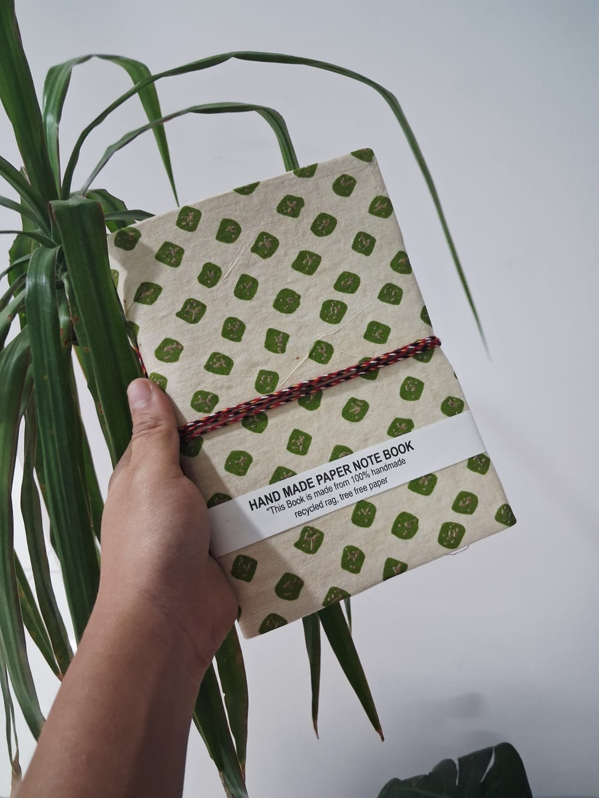Hari Block Print Fabric Diary | Handcrafted Sustainable Journal – Notebooks & Notepads on Brown Living™. SKU: KA001. Img 1.