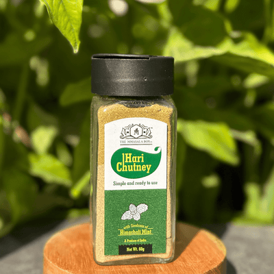 Hari Chutney Mix 60g – Fresh Green Chutney Spice Blend – Seasonings & Spices on Brown Living™. SKU: TMMBC08. Img 1.