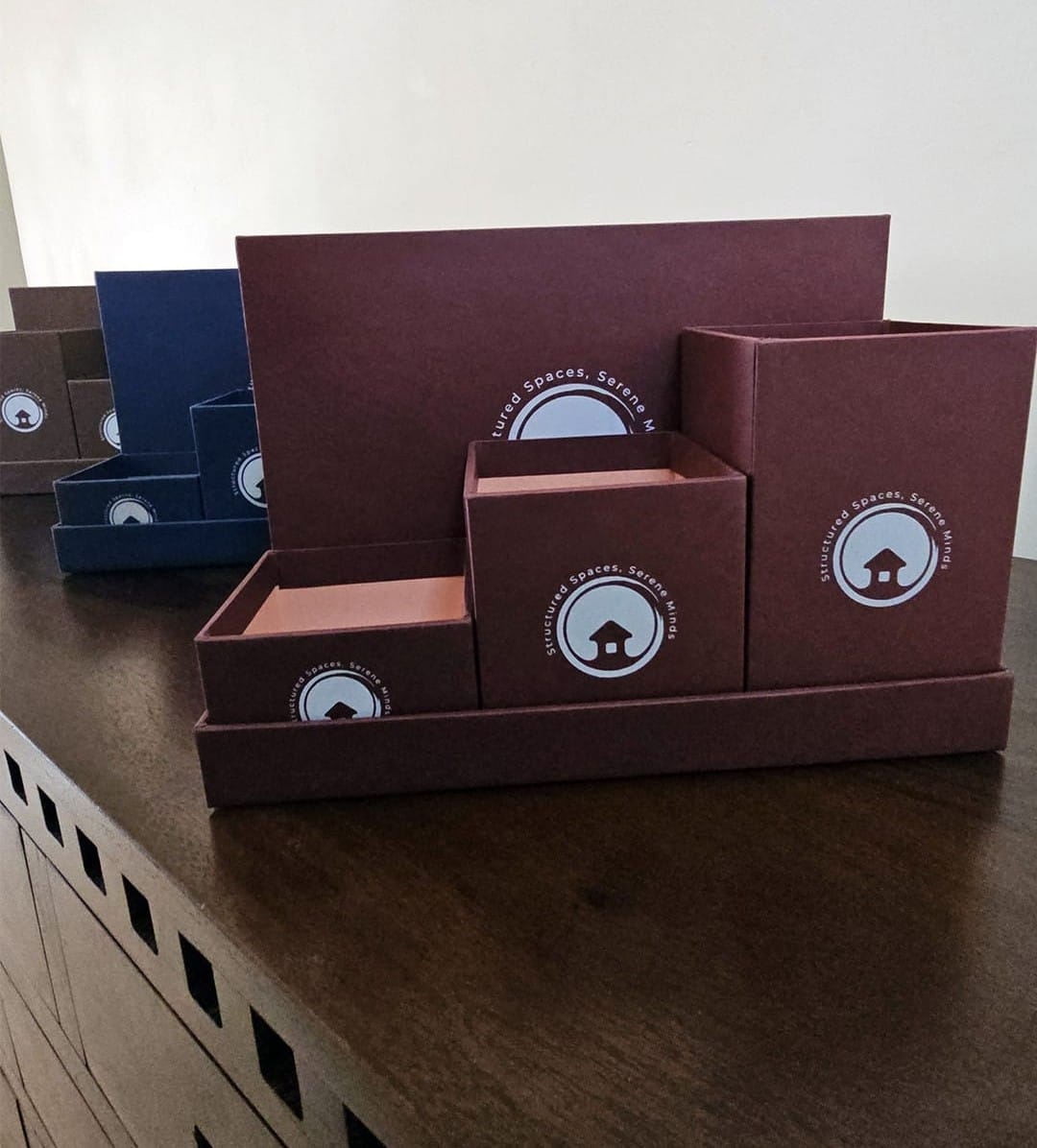 Harmony Set – Handcrafted Storage Box – Home Decor on Brown Living™. SKU: HS - 2111RR. Img 4.