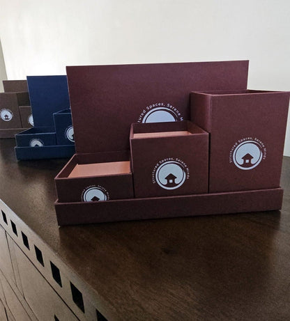 Harmony Set – Handcrafted Storage Box – Home Decor on Brown Living™. SKU: HS - 2111RR. Img 4.