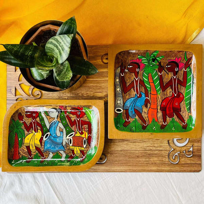 Harshil Hamper - Handcrafted Jashn Platter and Raag Platter | Verified Sustainable by Brown Living™