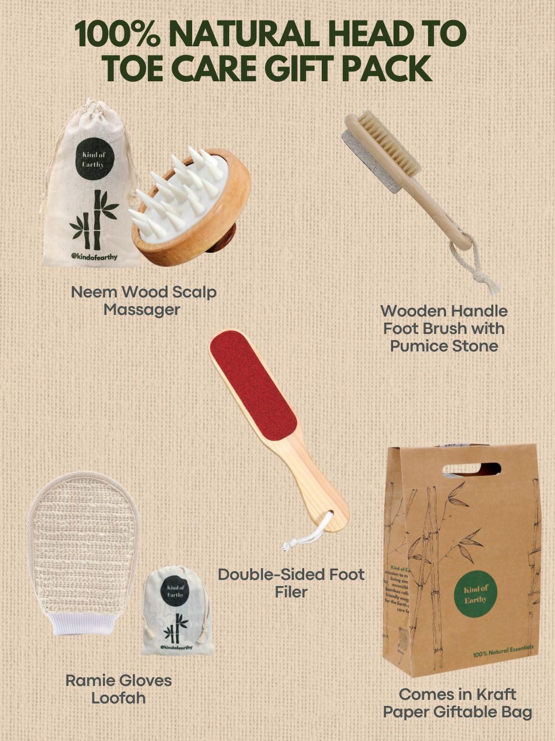 Head-to-Toe Glow Festive Gift Pack – Gift Hampers on Brown Living™. SKU: KOE-017-GP13. Img 4.