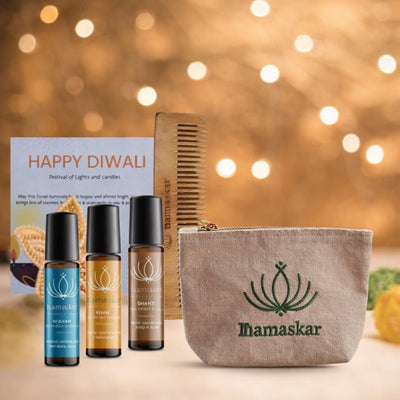 Healing Harmony Pack | Pack Of 3 Roll Ons For Everyday Wellness – Gift Hampers on Brown Living™. SKU: HEA-HAR-70-NAM. Img 1.