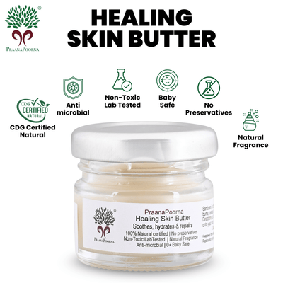 Healing Skin Butter - 25g – Body Butter on Brown Living™. SKU: 133-08237-praanapoorna-SKUB1. Img 3.
