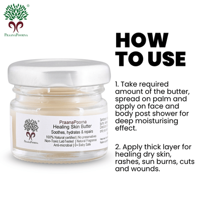 Healing Skin Butter - 25g – Body Butter on Brown Living™. SKU: 133-08237-praanapoorna-SKUB1. Img 4.