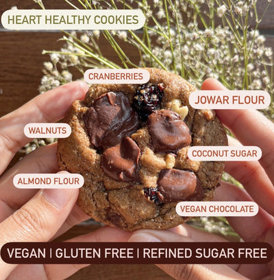 Heart Healthy Cookie | Vegan, Gluten Free, Refined Sugar Free | 6 Pcs – Healthy Snacks on Brown Living™. SKU: KSS002. Img 2.