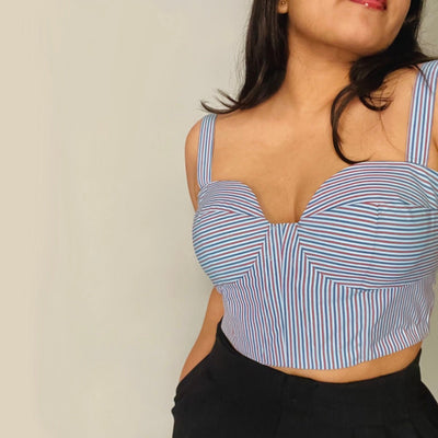 Heartfield Set – Stylish Cotton Shirt Set for Women – Womens Shirt on Brown Living™. SKU: ER - HEARTFIELD - SET - XS - 001. Img 2.