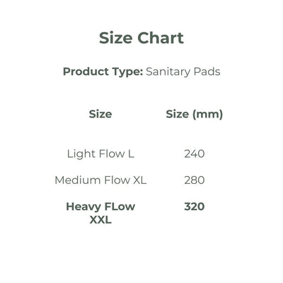 Heavy Flow Menstrual Pads | Pack of 18 – Sanitary Pad on Brown Living™. SKU: PPHF18. Img 4.