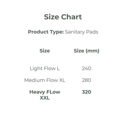 Heavy Flow Menstrual Pads | Pack of 18 – Sanitary Pad on Brown Living™. SKU: PPHF18. Img 4.