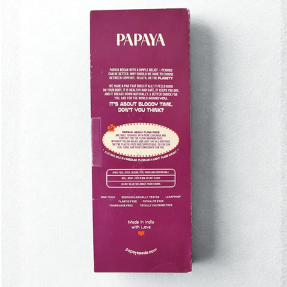 Heavy Flow Menstrual Pads Pack Of 36 | High Absorbency Pads – Sanitary Pad on Brown Living™. SKU: PPHF36. Img 3.