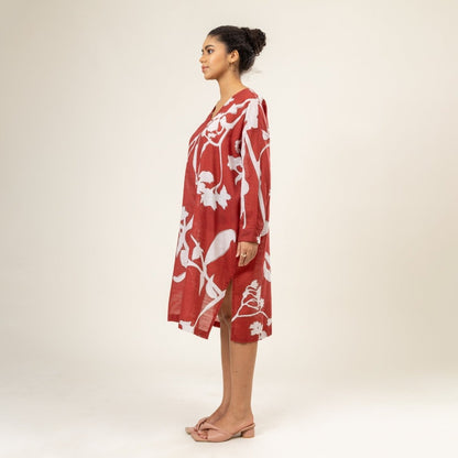 Helen Upcycled Cotton Kaftan | Verified Sustainable by Brown Living™