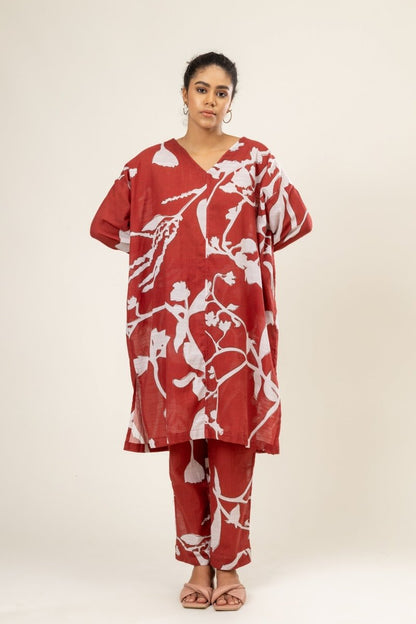 Helen Upcycled Cotton Kaftan | Verified Sustainable by Brown Living™