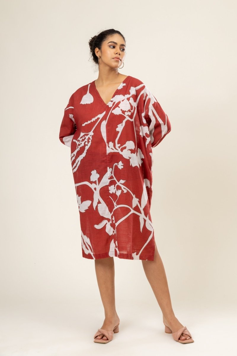 Helen Upcycled Cotton Kaftan | Verified Sustainable by Brown Living™