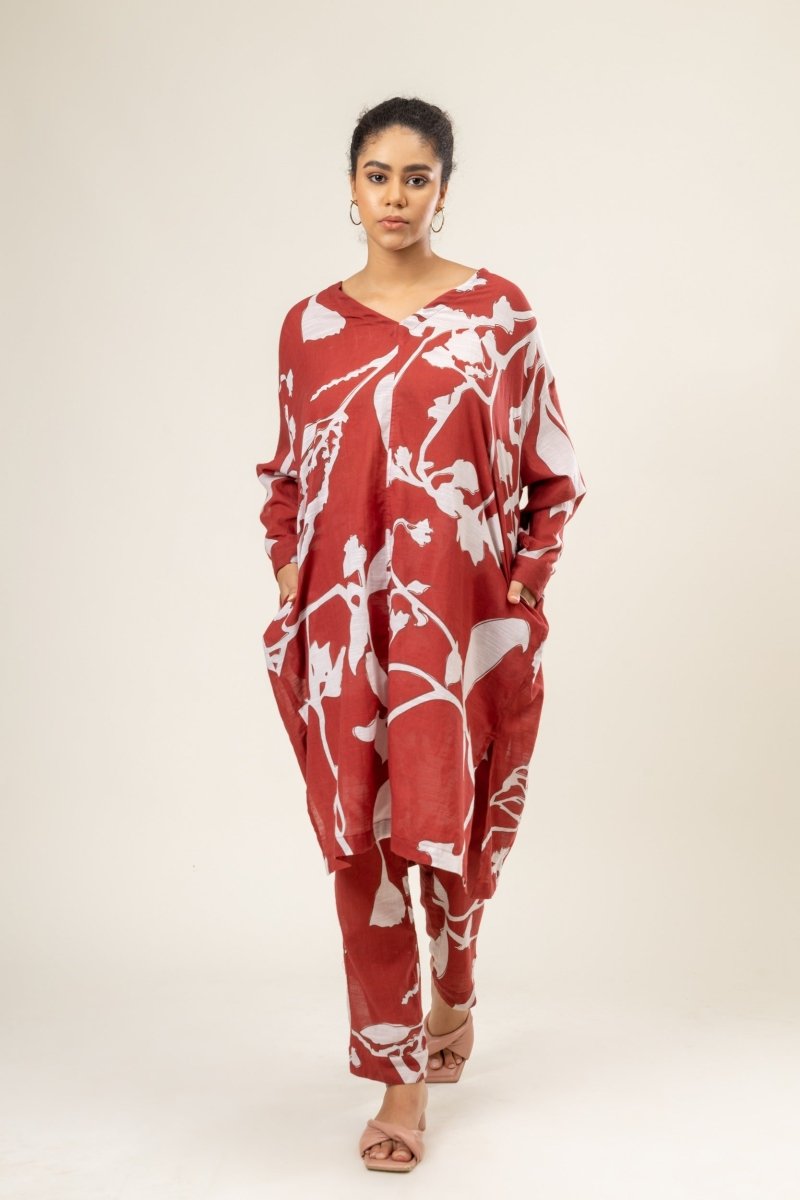 Helen Upcycled Cotton Kaftan | Verified Sustainable by Brown Living™