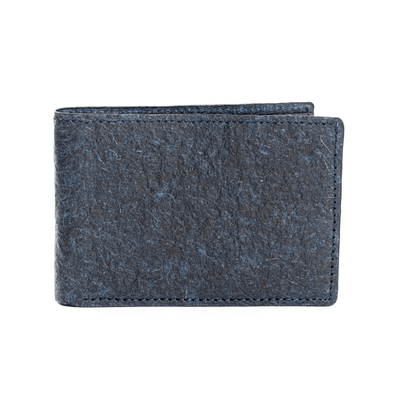 Helios Vegan Leather Mens Wallet (Dark Indigo) – Mens Wallet on Brown Living™. SKU: MWGH7001. Img 1.