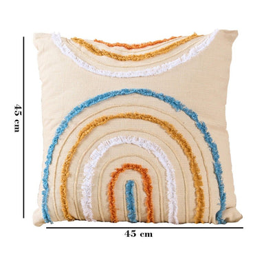 Hemisphere Modern Decor Cushion | Contemporary Accent Cushion – Pillow on Brown Living™. SKU: TEE-25760. Img 2.