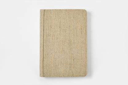 Hemp A5 Diary Cover | Eco - Friendly Notebook Sleeve – Desk Organizers on Brown Living™. SKU: GDC02-NATURAL. Img 8.