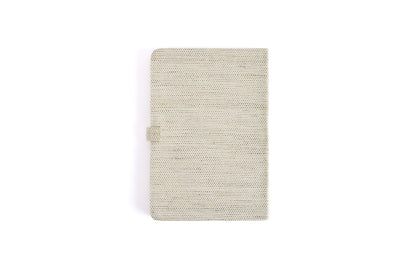 Hemp A5 Diary with Button Flap Closure | Eco - Friendly Handcrafted Note – Notebooks & Notepads on Brown Living™. SKU: GD06-NATURAL. Img 6.