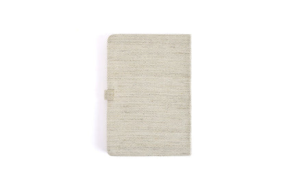 Hemp A5 Diary with Button Flap Closure | Eco - Friendly Handcrafted Note – Notebooks & Notepads on Brown Living™. SKU: GD06-NATURAL. Img 6.
