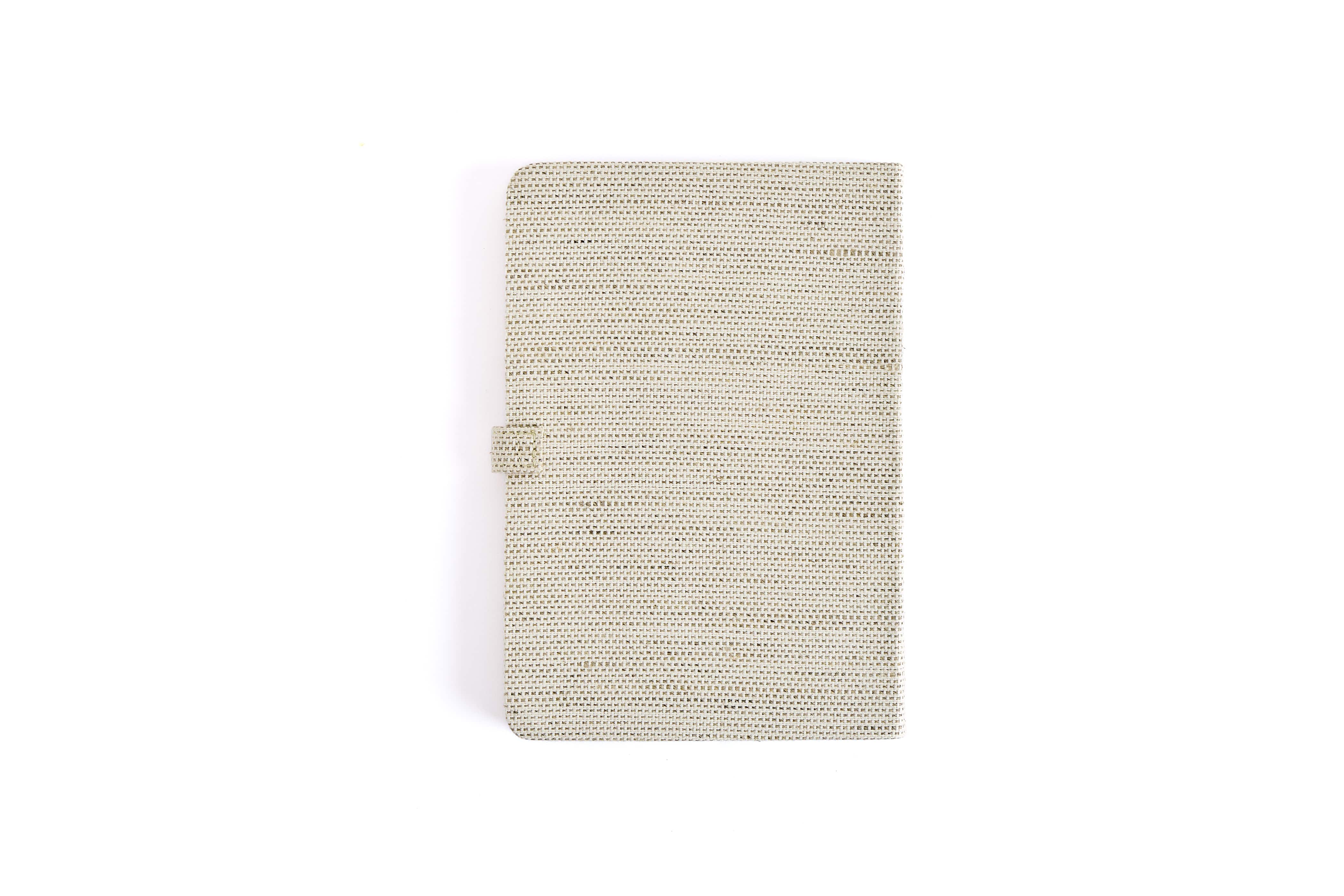 Hemp A5 Diary with Button Flap Closure | Eco - Friendly Handcrafted Note – Notebooks & Notepads on Brown Living™. SKU: GD06-NATURAL. Img 6.