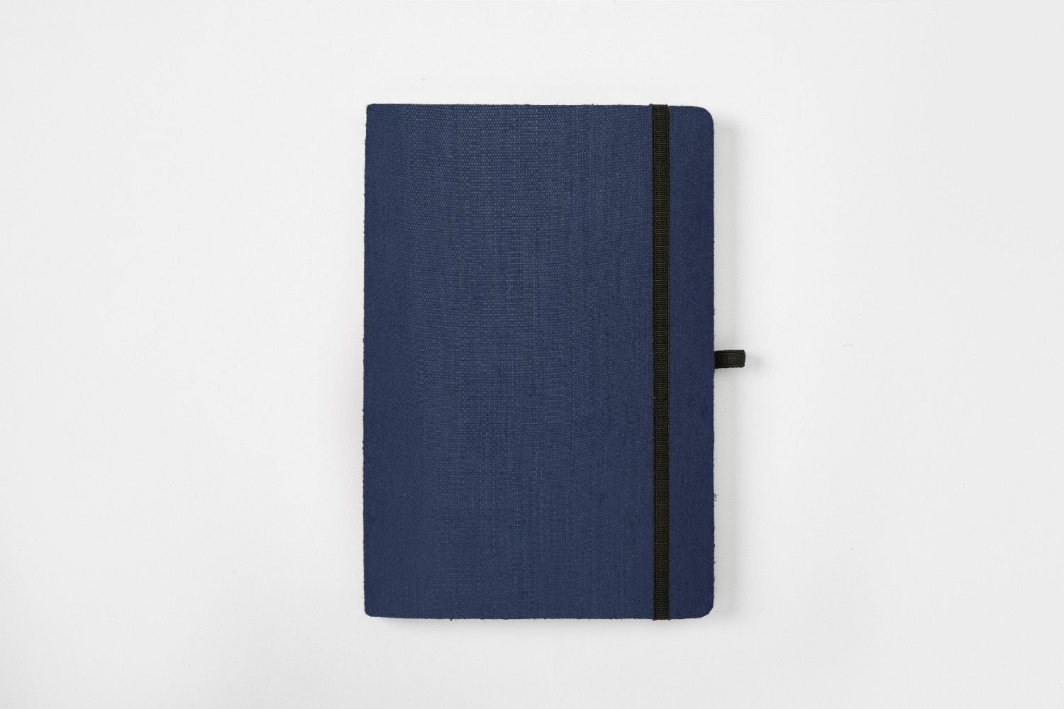 Hemp A5 Notebook Diary with Elastic Lock & Pen Loop – Notebooks & Notepads on Brown Living™. SKU: GD05-NAVYBLUE. Img 7.