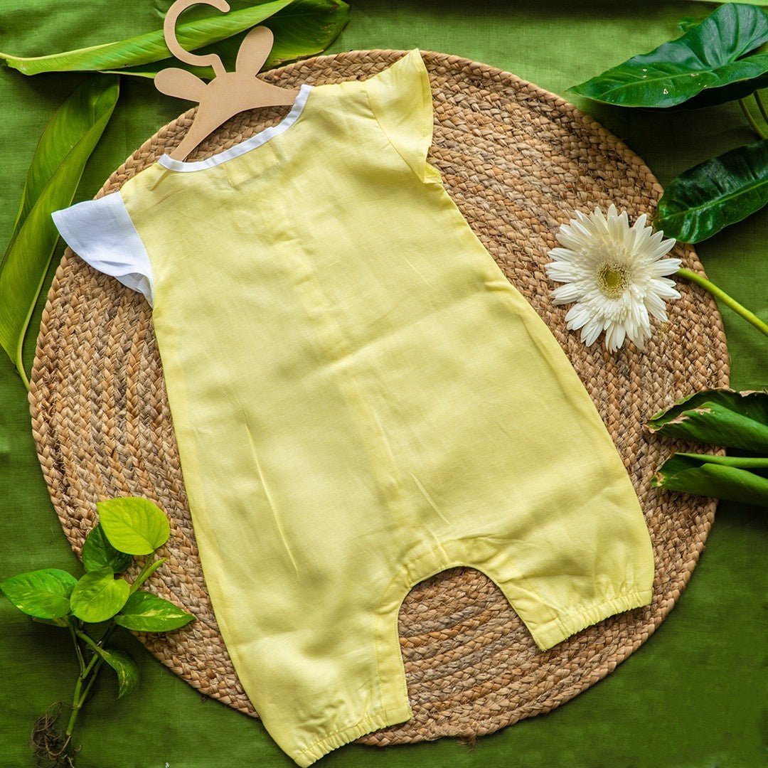 Hemp Baby Soft Eco Friendly Kids Dress Snuggling Style – Kids Frocks & Dresses on Brown Living™. SKU: ARN006_0-3. Img 4.