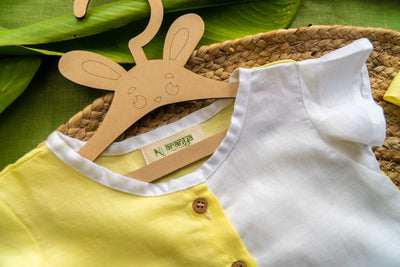 Hemp Baby Soft Eco Friendly Kids Dress Snuggling Style – Kids Frocks & Dresses on Brown Living™. SKU: ARN006_0-3. Img 2.