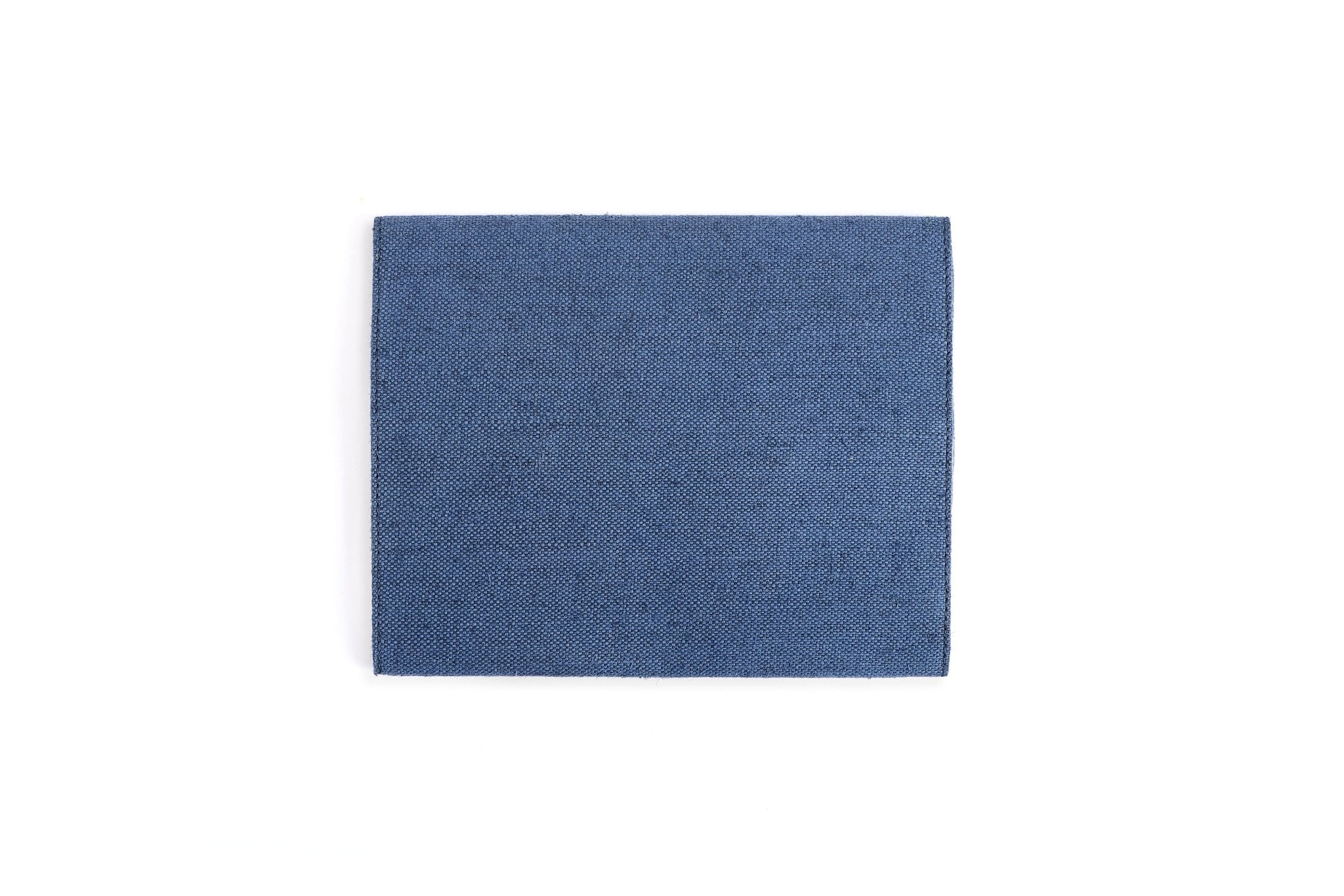Hemp Diary Organiser | Handcrafted Hemp Fabric Notebook Holder – Organizers on Brown Living™. SKU: GDO01-NAVYBLUE. Img 7.