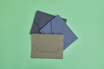 Hemp Diary Organiser | Handcrafted Hemp Fabric Notebook Holder – Organizers on Brown Living™. SKU: GDO01-OLIVE. Img 7.