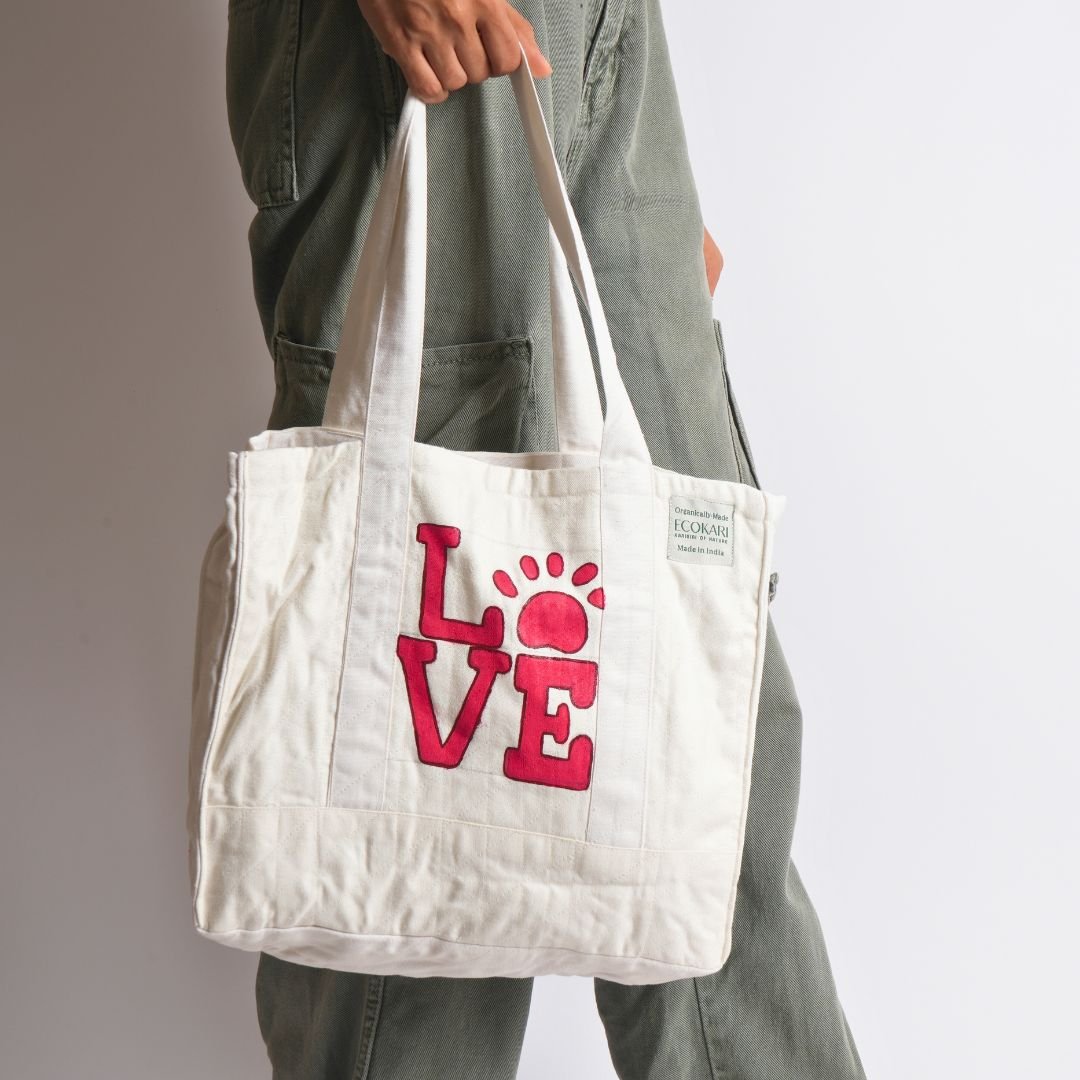 Hemp Eco - Tote Bag | Off - White | Verified Sustainable by Brown Living™