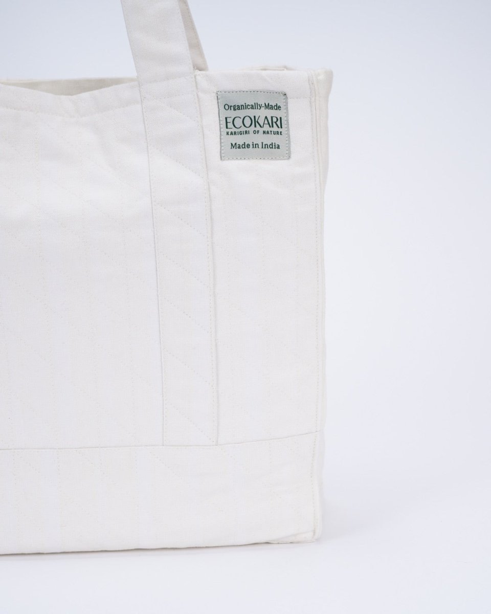 Hemp Eco - Tote Bag | Off - White | Verified Sustainable by Brown Living™