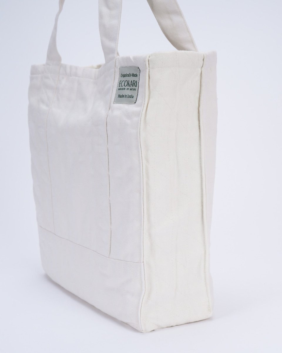 Hemp Eco - Tote Bag | Off - White | Verified Sustainable by Brown Living™