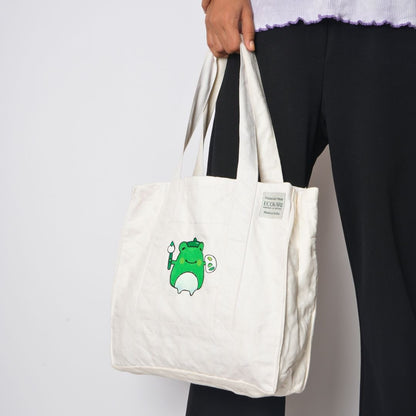 Hemp Eco - Tote Bag | Off - White | Verified Sustainable by Brown Living™