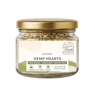 Hemp Hearts | Rich in Omega-3 & Protein | 175g – Dried Fruits, Nuts & Seeds on Brown Living™. SKU: ECOTYL00049. Img 5.